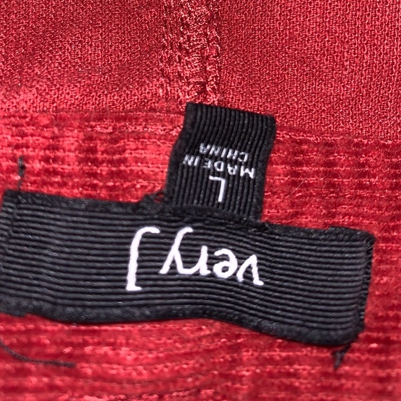 Rust/Red Suede Skirt - Picture 3 of 3